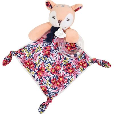 Linnea Doudou hochet polyester collection BOH'AIME Faon - Publicité Linnea Doudou hochet polyester collection BOH'AIME Faon - Publicité