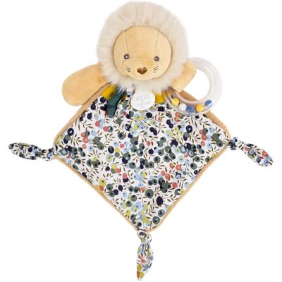 Linnea Doudou hochet polyester collection BOH'AIME Lion - Publicité Linnea Doudou hochet polyester collection BOH'AIME Lion - Publicité