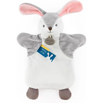 Linnea Doudou polyester 2 en 1 collection LES MARIONNETTES Lapin - Publicité Linnea Doudou polyester 2 en 1 collection LES MARIONNETTES Lapin - Publicité