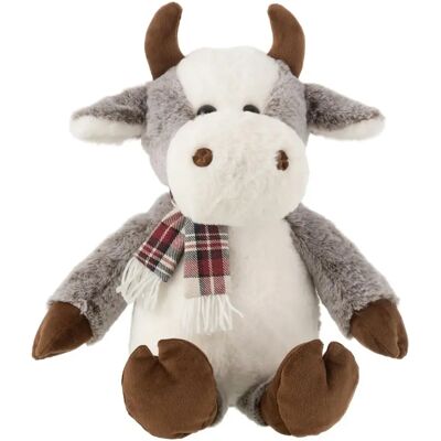 Paris Prix Peluche Vache Écharpe 35cm Multicolore - Publicité Paris Prix Peluche Vache Écharpe 35cm Multicolore - Publicité