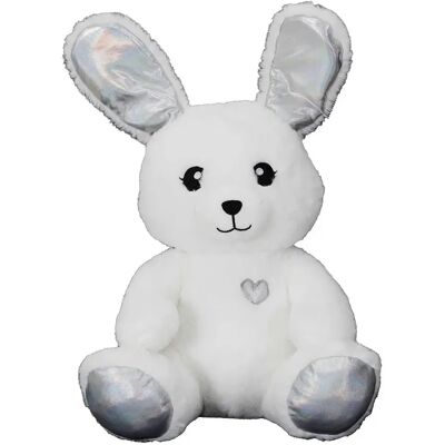 Paris Prix Peluche Animée Lapin Kawaii 30cm Blanc - Publicité Paris Prix Peluche Animée Lapin Kawaii 30cm Blanc - Publicité
