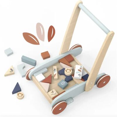 1001jouets Chariot de marche et formes - Beige - Publicité 1001jouets Chariot de marche et formes - Beige - Publicité