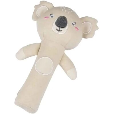 Paris Prix Doudou Hochet Long Bébé Koala 18cm Naturel - Publicité Paris Prix Doudou Hochet Long Bébé Koala 18cm Naturel - Publicité