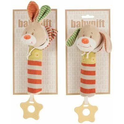 BigBuy Hochet Dentaire pour Bébé - Lapin Chien - 25cm - Publicité BigBuy Hochet Dentaire pour Bébé - Lapin Chien - 25cm - Publicité
