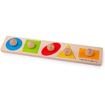 Bigjigs Toys Puzzle de Formes pour Bébé - Jouet Éducatif - Publicité Bigjigs Toys Puzzle de Formes pour Bébé - Jouet Éducatif - Publicité