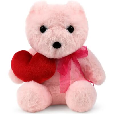 WP MERCHANDISE - Ellie Ours - Rose - Coeur - Peluche - Publicité WP MERCHANDISE - Ellie Ours - Rose - Coeur - Peluche - Publicité