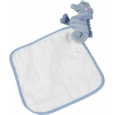 Generic - Hippocampe Plat - Bleu - Lot de 2 - Doudou bébé - Publicité Generic - Hippocampe Plat - Bleu - Lot de 2 - Doudou bébé - Publicité