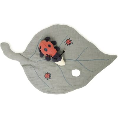 Egmont toys doudou coccinelle en gaze de coton - Publicité Egmont toys doudou coccinelle en gaze de coton - Publicité