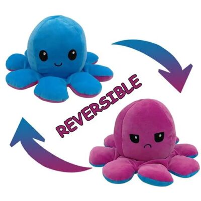 Redmiter Peluche poulpe réversible - Publicité Redmiter Peluche poulpe réversible - Publicité