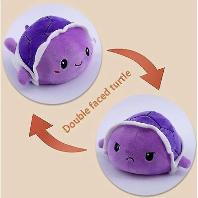 Générique Peluche tortue réversible - Violet - Publicité Générique Peluche tortue réversible - Violet - Publicité