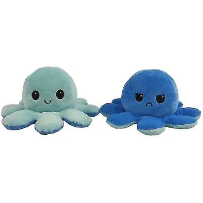 Générique Peluche réversible double face - Bleu - Publicité Générique Peluche réversible double face - Bleu - Publicité