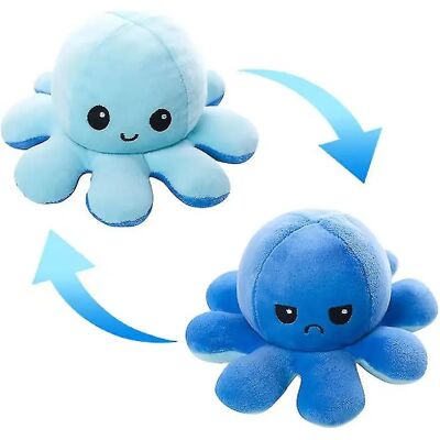 Générique Peluche réversible pieuvre - doudou - Publicité Générique Peluche réversible pieuvre - doudou - Publicité