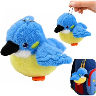 Lean Toys Peluche Oiseau Mascotte Sur Porte-clés avec Attache Bleu 9 cm - Publicité Lean Toys Peluche Oiseau Mascotte Sur Porte-clés avec Attache Bleu 9 cm - Publicité