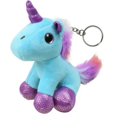 Lean Toys Licorne en peluche porte-clés anneau métallique bleu 12cm - Publicité Lean Toys Licorne en peluche porte-clés anneau métallique bleu 12cm - Publicité