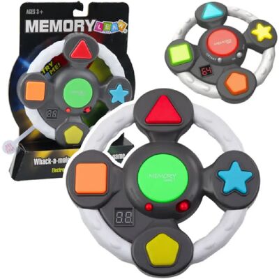 Lean Toys Jeu électronique de logique Memory volant d'adresse lumières sons - Publicité Lean Toys Jeu électronique de logique Memory volant d'adresse lumières sons - Publicité