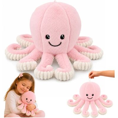 Lean Toys Poulpe en Peluche Peluche Doudou Tentacules Élastiques Rose 50 cm - Publicité Lean Toys Poulpe en Peluche Peluche Doudou Tentacules Élastiques Rose 50 cm - Publicité