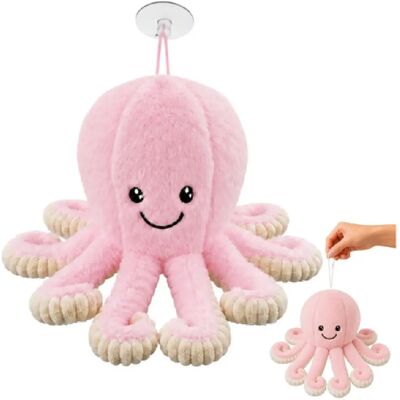 Lean Toys Poulpe en Peluche Peluche Doudou avec Ventouse Rose 16 cm - Publicité Lean Toys Poulpe en Peluche Peluche Doudou avec Ventouse Rose 16 cm - Publicité