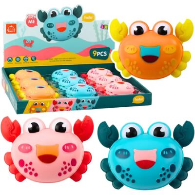 Lean Toys Crabe interactif à propulsion MIX coloré rampant - Publicité Lean Toys Crabe interactif à propulsion MIX coloré rampant - Publicité