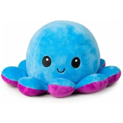Générique Peluche pieuvre réversible - Bleu - Publicité Générique Peluche pieuvre réversible - Bleu - Publicité