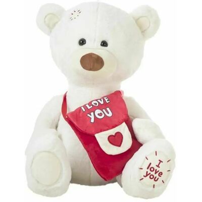 Bigbuy peluche ours pour bébé - Blanc - Publicité Bigbuy peluche ours pour bébé - Blanc - Publicité