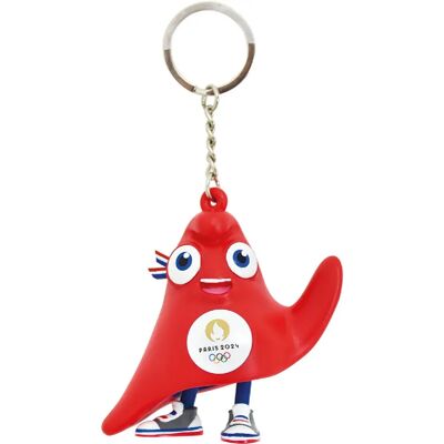 Doudou et compagnie Porte-clés mascotte JO Paris 2024 - Publicité Doudou et compagnie Porte-clés mascotte JO Paris 2024 - Publicité