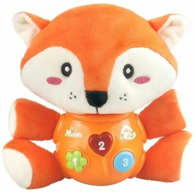 Bigbuy peluche renard musical lumineux - Publicité Bigbuy peluche renard musical lumineux - Publicité