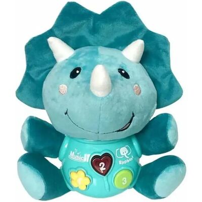 Bigbuy Peluche musicale dinosaure - Turquoise - Publicité Bigbuy Peluche musicale dinosaure - Turquoise - Publicité