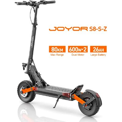 Trottinette électrique JOYOR S10-S-Z,pliable,moteur 1000W*2,60V 18Ah,Noir - Publicité Trottinette électrique JOYOR S10-S-Z,pliable,moteur 1000W*2,60V 18Ah,Noir - Publicité