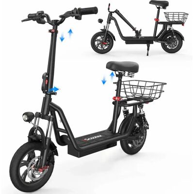 Trottinette électrique iScooter i12 500W Moteur - Publicité Trottinette électrique iScooter i12 500W Moteur - Publicité