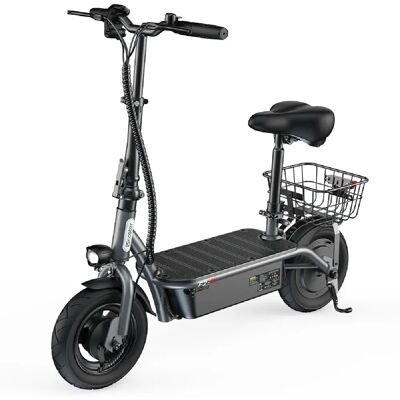 Scooter Électrique iScooter F2 avec Siège — 500W, 10", 30 km - Publicité Scooter Électrique iScooter F2 avec Siège — 500W, 10", 30 km - Publicité