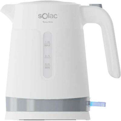 Solac KT5852 - Inox/Plastique - 1 L - Bouilloire - Publicité Solac KT5852 - Inox/Plastique - 1 L - Bouilloire - Publicité