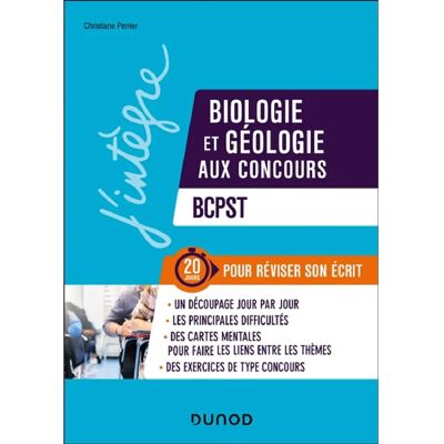 ***Livres*** Biologie et géologie aux concours, BCPST - Publicité ***Livres*** Biologie et géologie aux concours, BCPST - Publicité