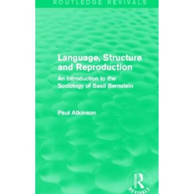 ***Livres*** Language Structure and Reproduction Routledge Revivals - Publicité ***Livres*** Language Structure and Reproduction Routledge Revivals - Publicité