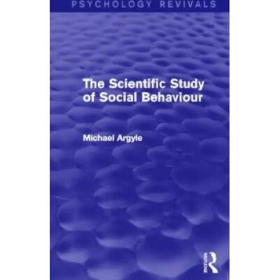 ***Livres*** The Scientific Study of Social Behaviour - Publicité ***Livres*** The Scientific Study of Social Behaviour - Publicité