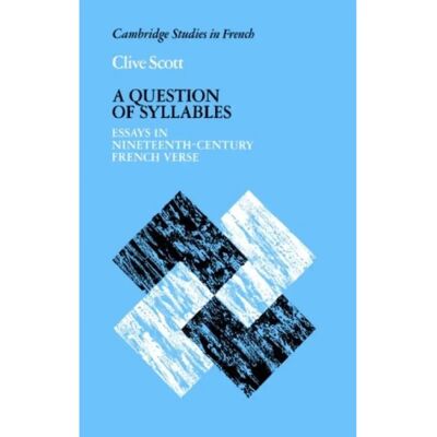 ***Livres*** A Question of Syllables - Publicité ***Livres*** A Question of Syllables - Publicité