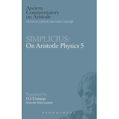 ***Livres*** On Aristotle quotPhysics 5quot - Publicité ***Livres*** On Aristotle quotPhysics 5quot - Publicité