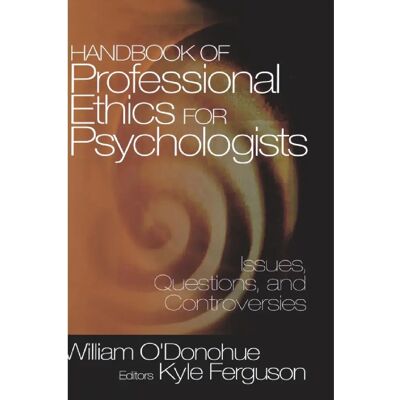 Handbook of Professional Ethics for Psychologists - Publicité Handbook of Professional Ethics for Psychologists - Publicité