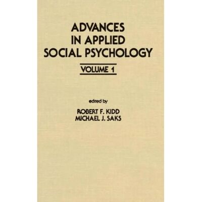 ***Livres*** Advances in Applied Social Psychology - Publicité ***Livres*** Advances in Applied Social Psychology - Publicité
