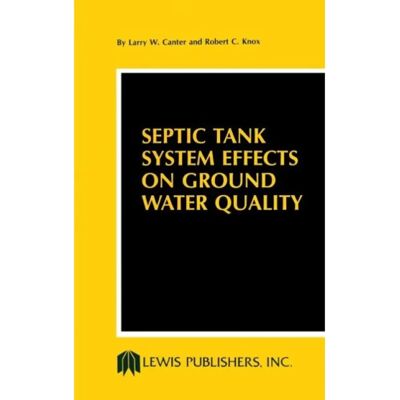 ***Livres*** Septic Tank System Effects on Ground Water Quality - Publicité ***Livres*** Septic Tank System Effects on Ground Water Quality - Publicité