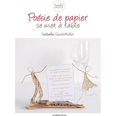 Poésie de papier se met à table - Publicité Poésie de papier se met à table - Publicité