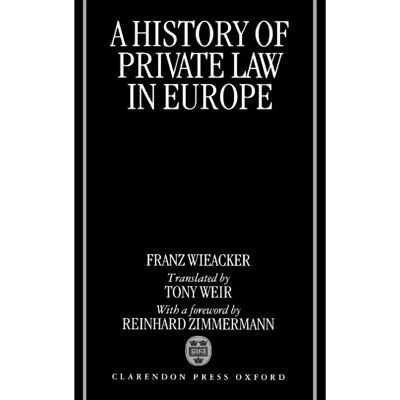 ***Livres*** A History of Private Law in Europe - Publicité ***Livres*** A History of Private Law in Europe - Publicité