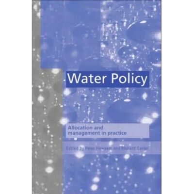 ***Livres*** Water Policy - Publicité ***Livres*** Water Policy - Publicité