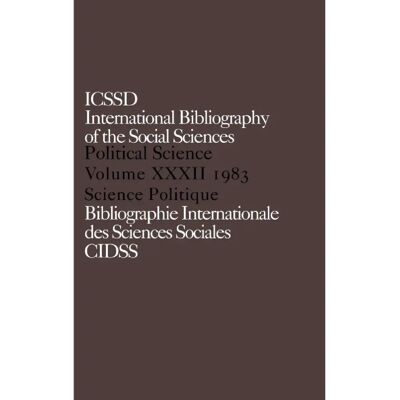 ***Livres*** IBSS Political Science 1983 Volume 32 - Publicité ***Livres*** IBSS Political Science 1983 Volume 32 - Publicité