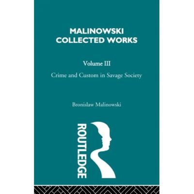 ***Livres*** Crime and Custom in Savage Society - Publicité ***Livres*** Crime and Custom in Savage Society - Publicité
