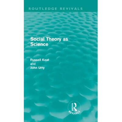 ***Livres*** Social Theory as Science Routledge Revivals - Publicité ***Livres*** Social Theory as Science Routledge Revivals - Publicité