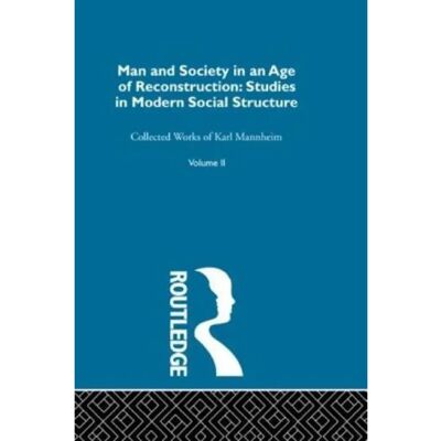 ***Livres*** Man and Society in an Age of Reconstruction - Publicité ***Livres*** Man and Society in an Age of Reconstruction - Publicité