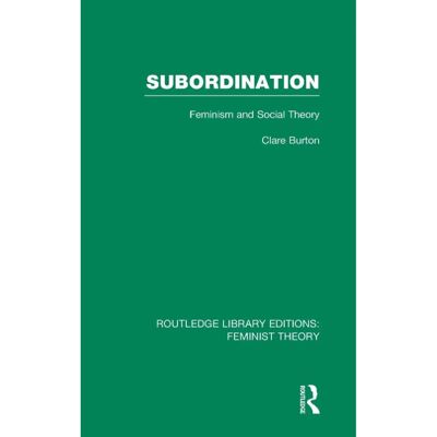 ***Livres*** Subordination RLE Feminist Theory - Publicité ***Livres*** Subordination RLE Feminist Theory - Publicité