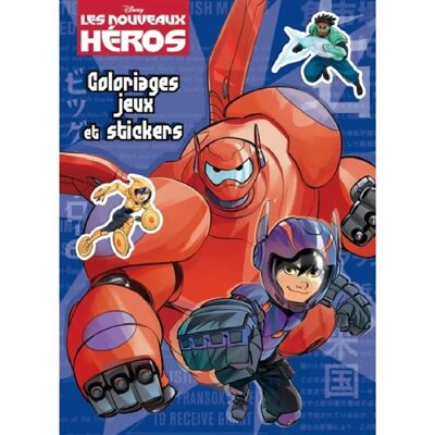 ***Livres*** Les nouveaux héros : coloriages, jeux et stickers - Publicité ***Livres*** Les nouveaux héros : coloriages, jeux et stickers - Publicité
