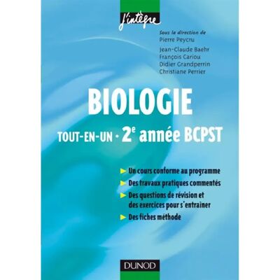 ***Livres*** Biologie tout-en-un 2e année BCPST - Publicité ***Livres*** Biologie tout-en-un 2e année BCPST - Publicité
