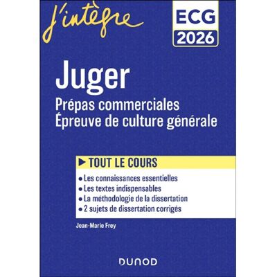 ***Livres*** Juger : prépas commerciales, épreuve de culture générale : ECG, ECT 2026 - Publicité ***Livres*** Juger : prépas commerciales, épreuve de culture générale : ECG, ECT 2026 - Publicité